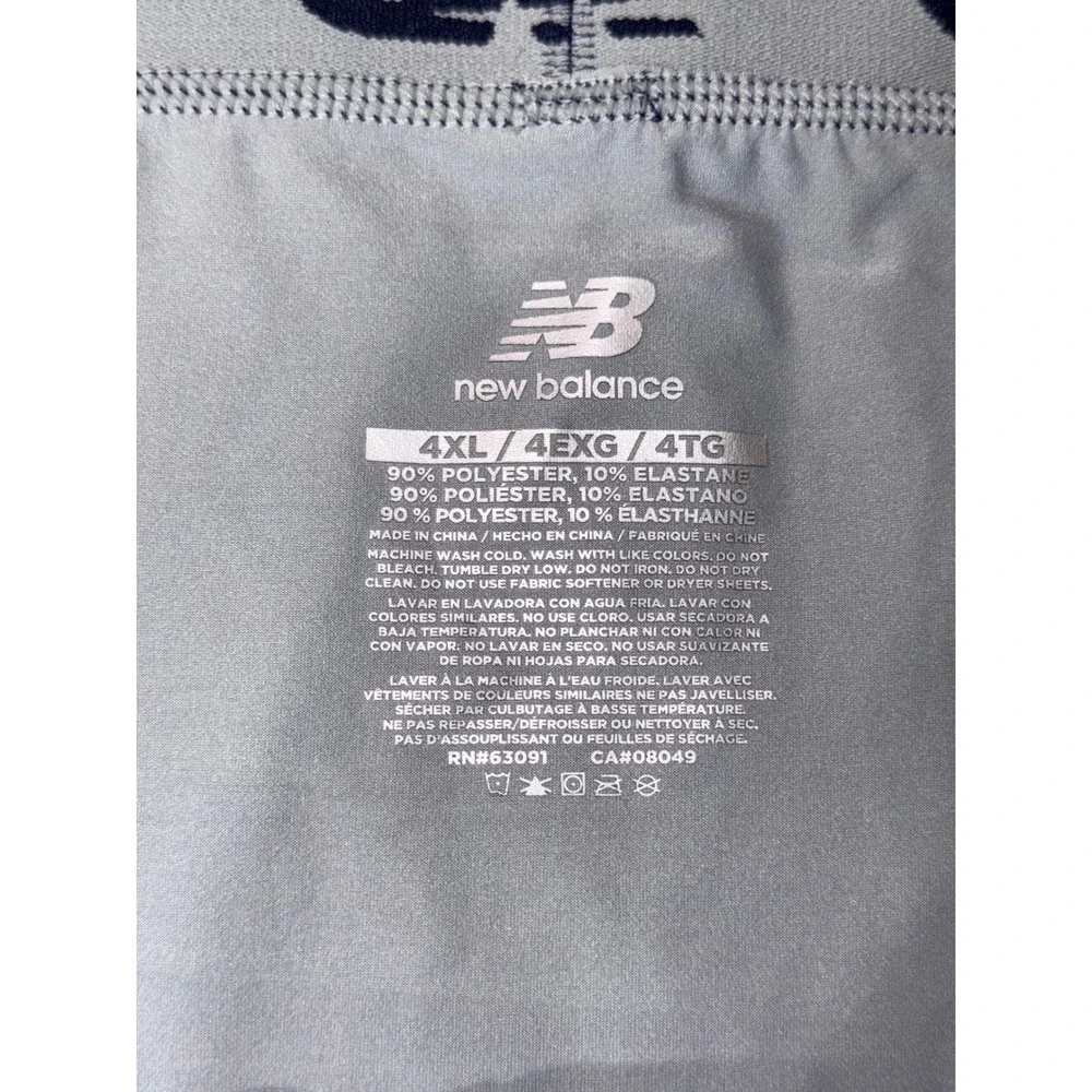 New Balance Boxer Briefs Mens 4XL Blue Grey New set of 3 Performance Athletic